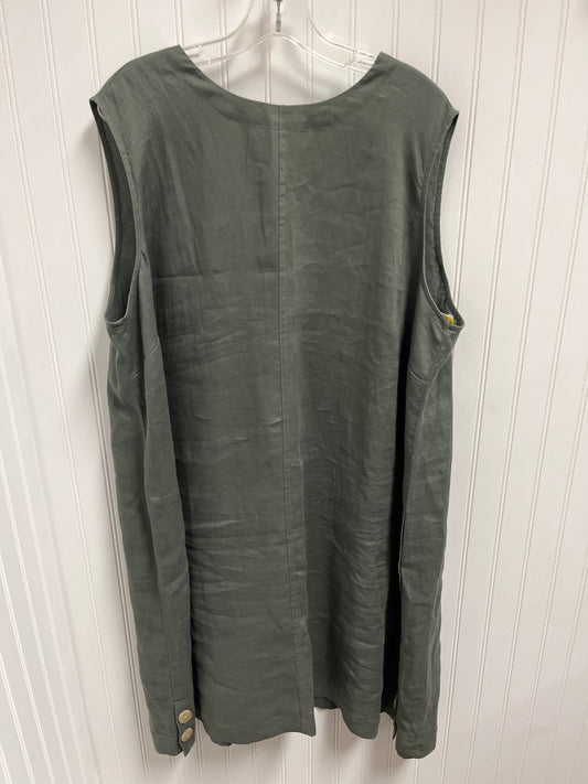 Dress Casual Midi By J. Jill In Green, Size: 3x