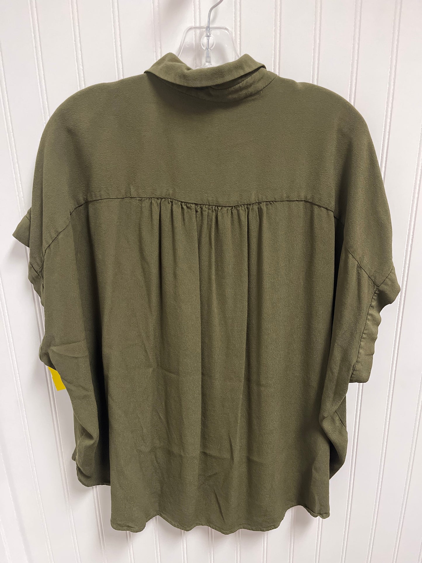 Blouse Short Sleeve By Madewell In Green, Size: 3x