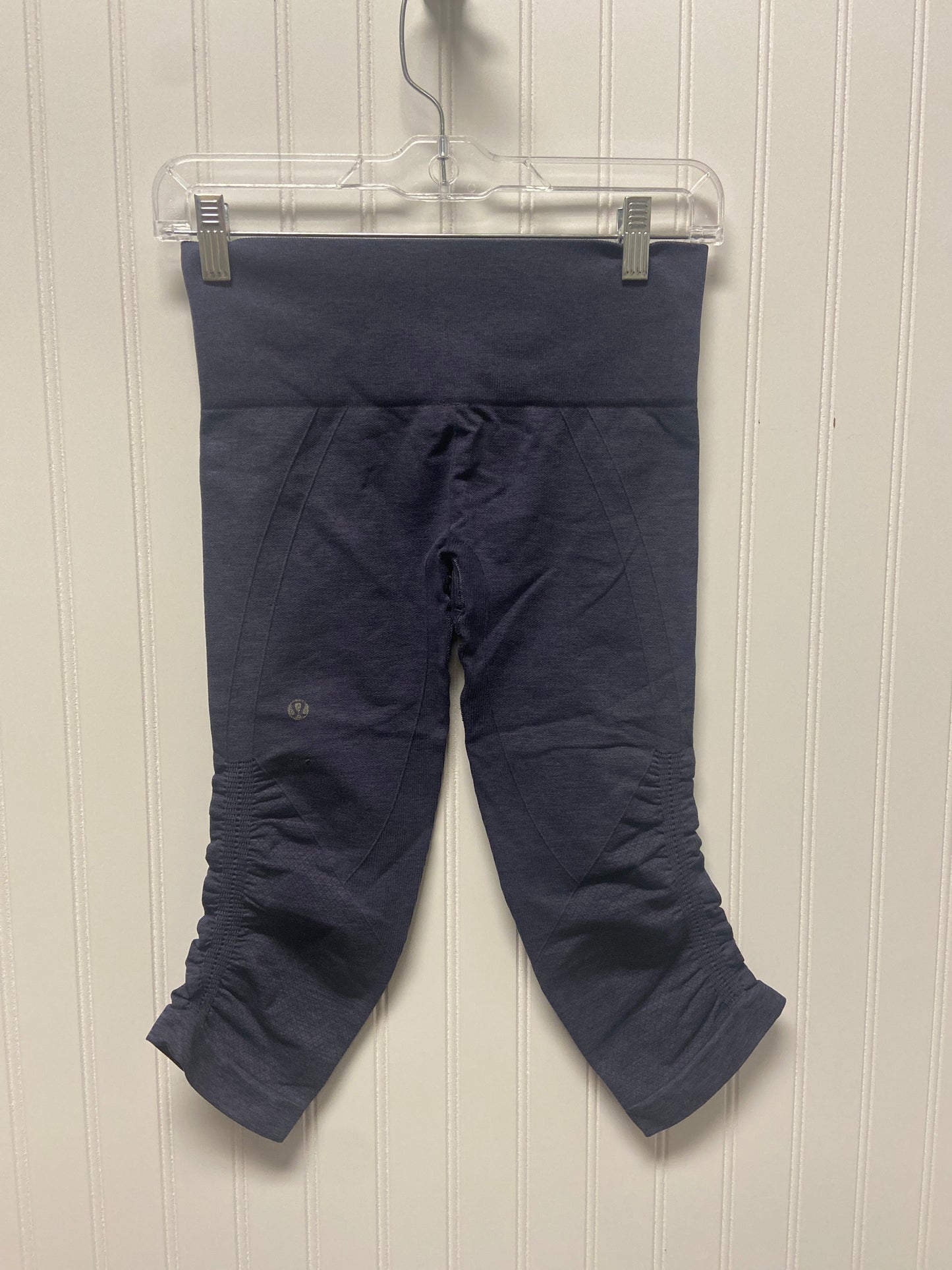 Athletic Capris By Lululemon In Navy, Size: S