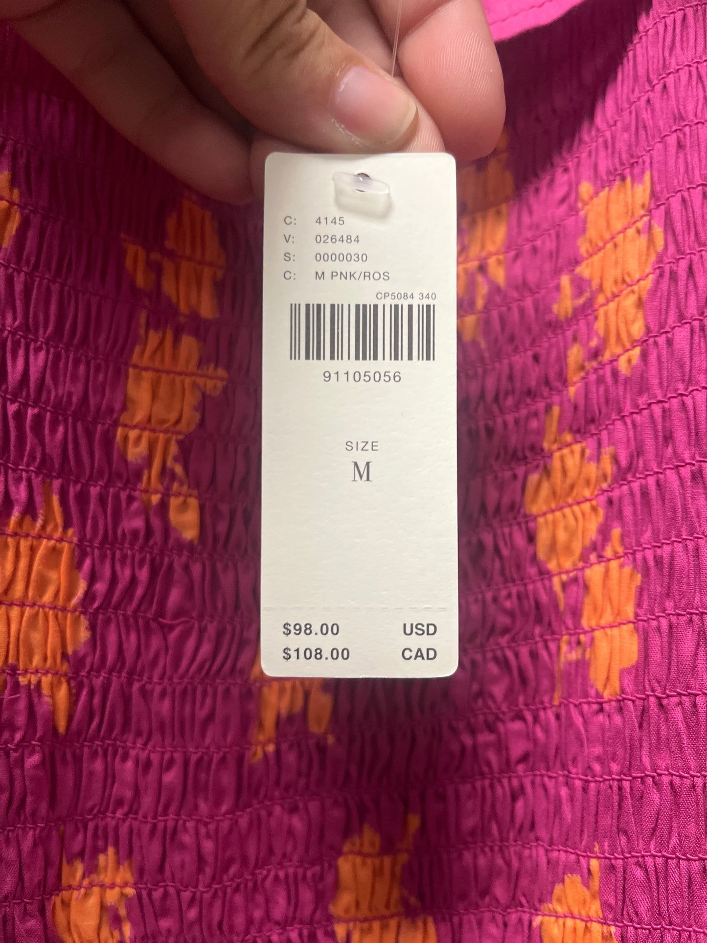 Dress Casual Maxi By Anthropologie In Pink, Size: M