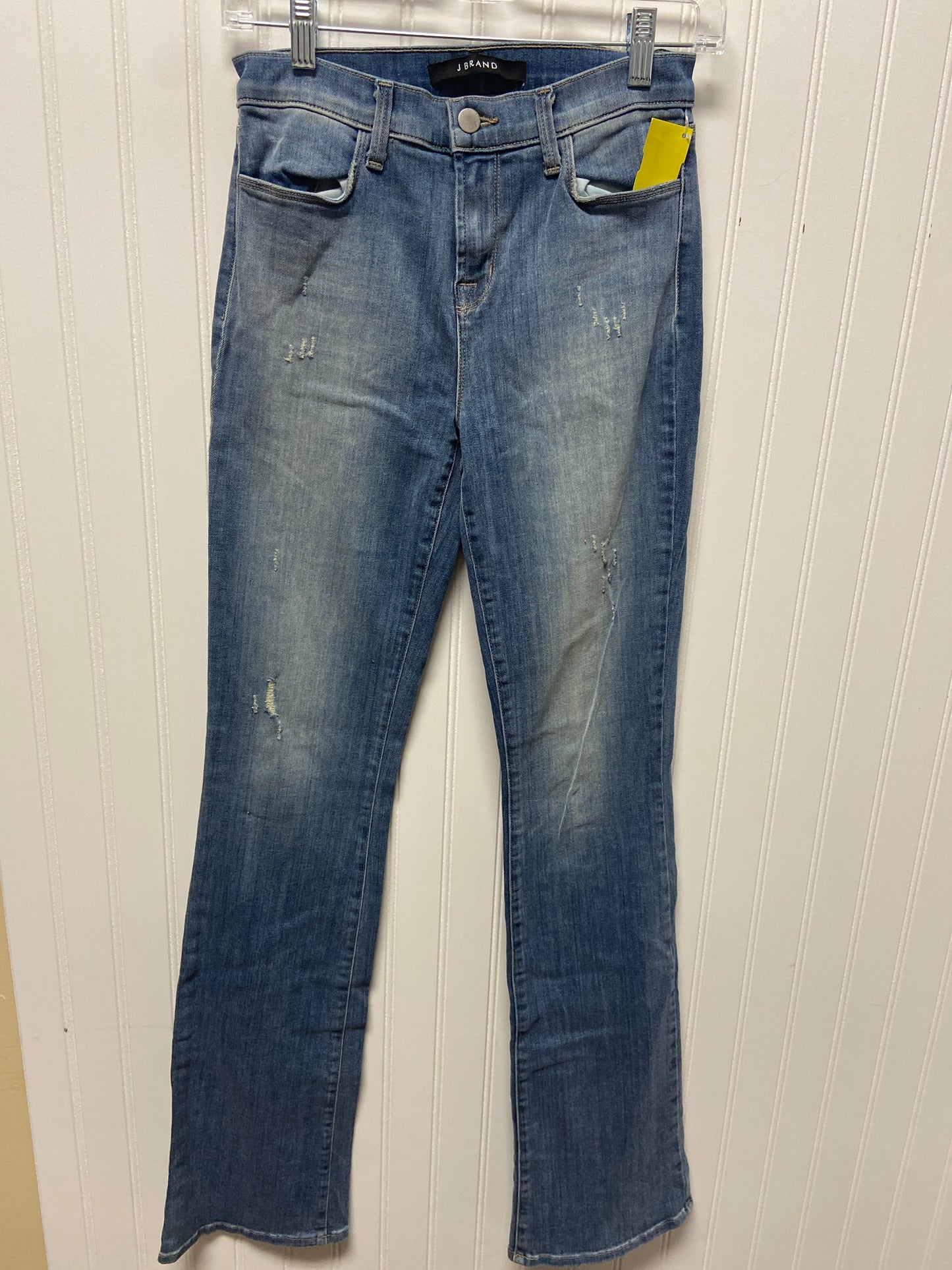 Jeans Flared By J Brand In Blue Denim, Size: 2