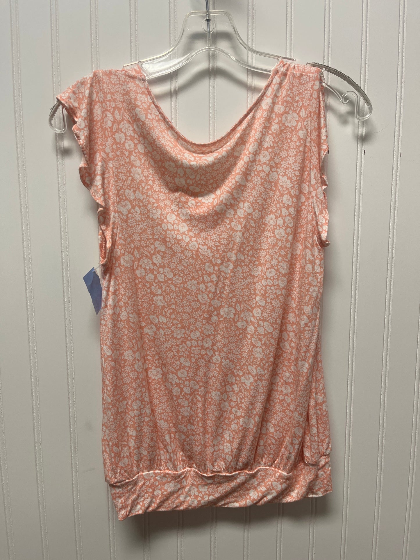 Top Sleeveless By Loft In Peach, Size: Xsp