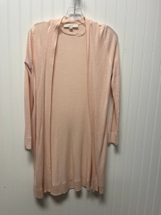 Cardigan By Loft In Peach, Size: Sp