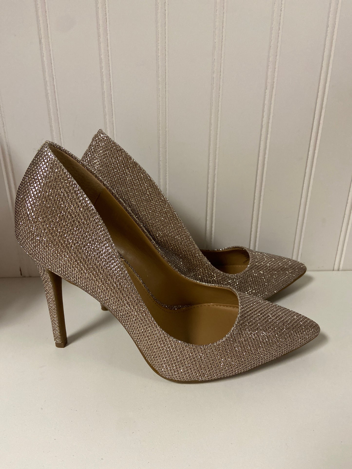 Shoes Heels Stiletto By Jessica Simpson In Taupe, Size: 7.5