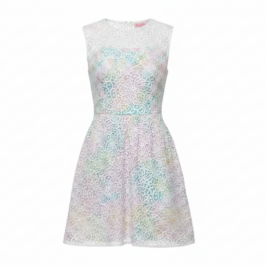 Morrison Salisbury Lace Dress Designer By Lilly Pulitzer In Multi-colored, Size: 6