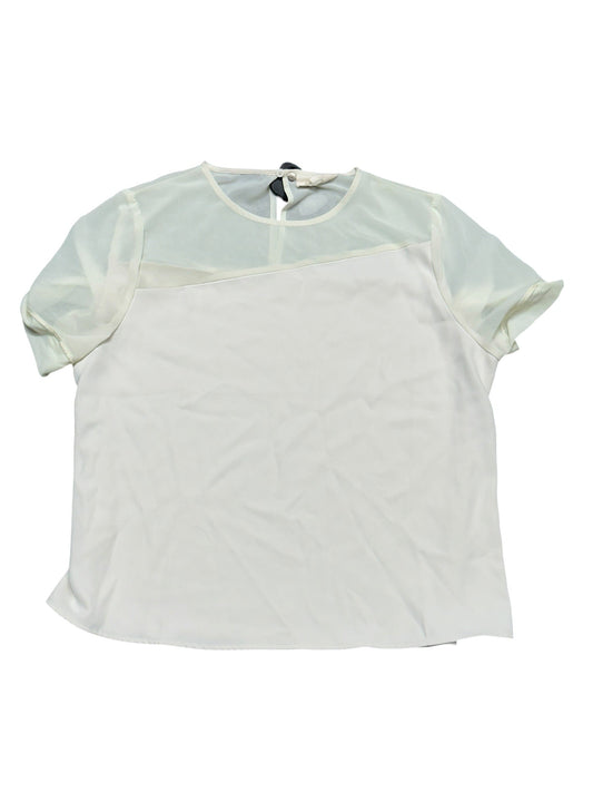 Blouse Ss By Melloday In Ivory, Size:L