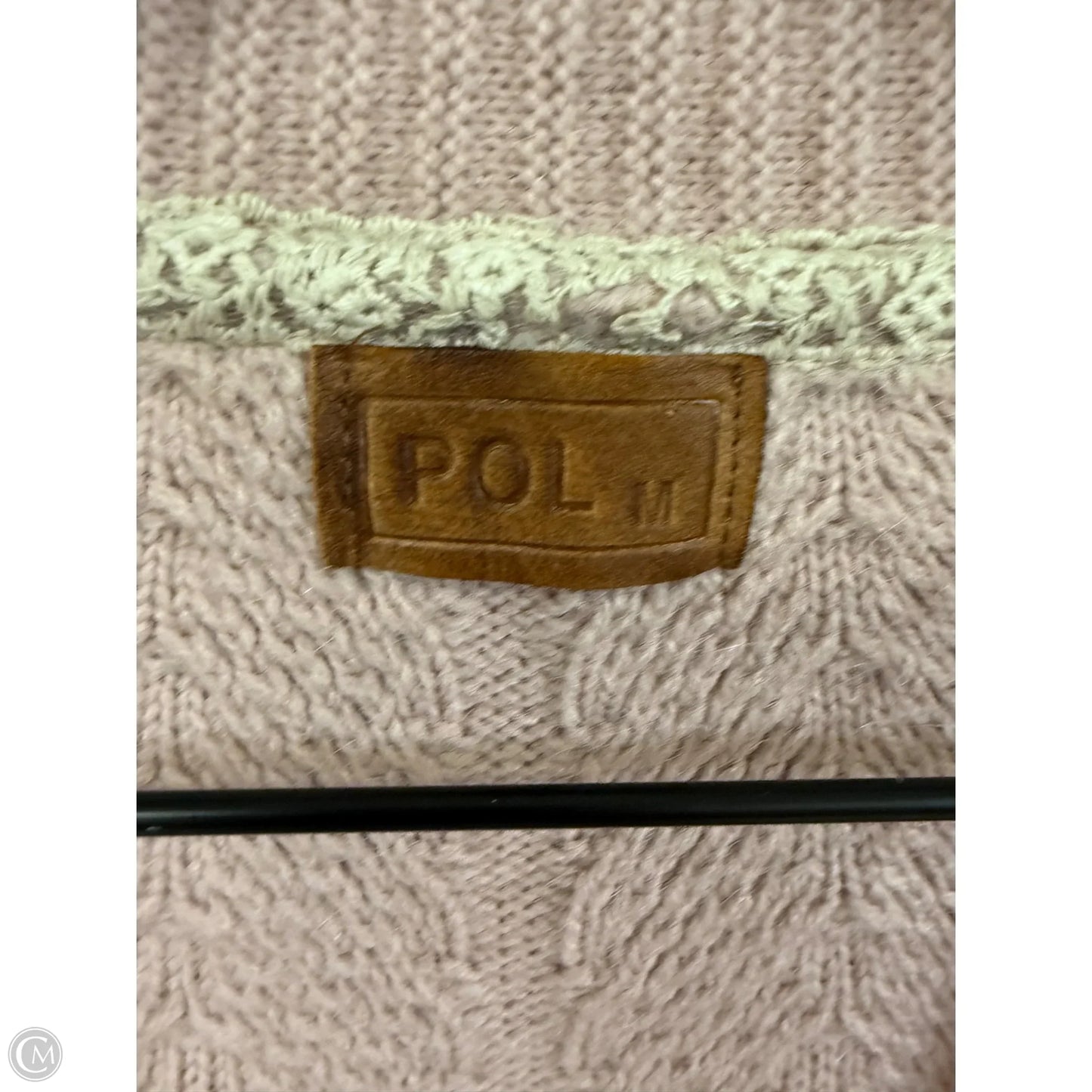Sweater Cardigan By Pol In Pink, Size: M