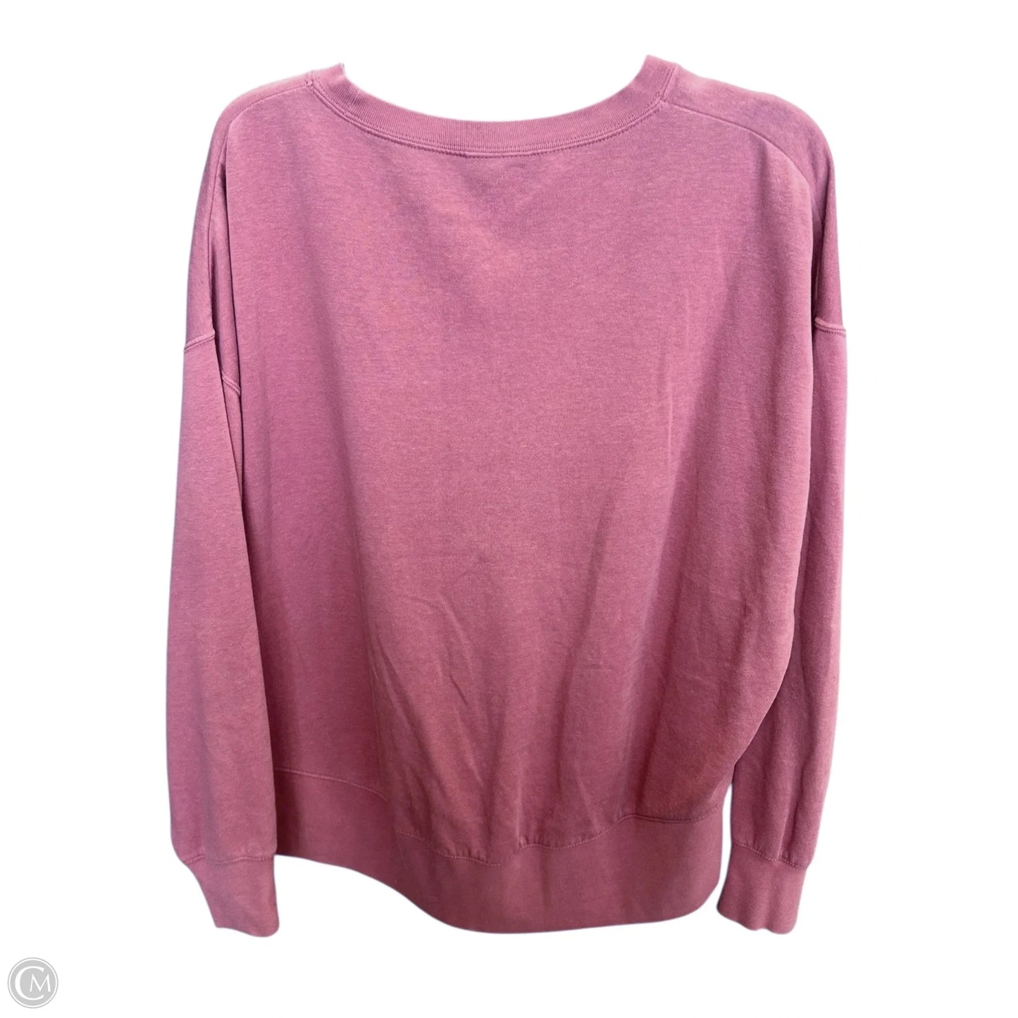Sweatshirt Crewneck By Nike Apparel In Pink, Size: S