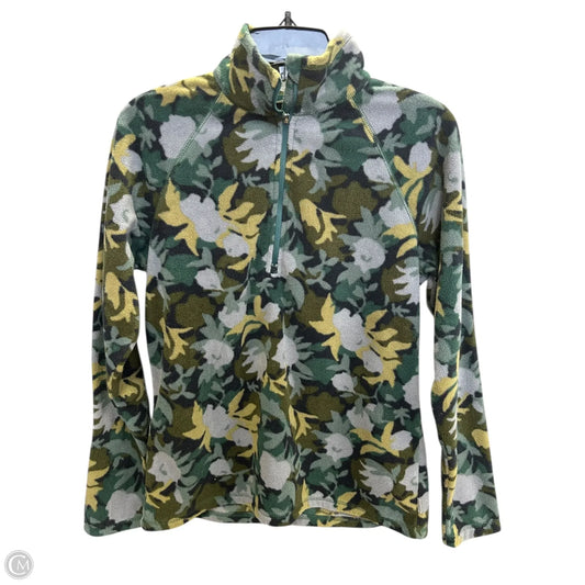 Sweatshirt Collar By Eddie Bauer In Green, Size: M