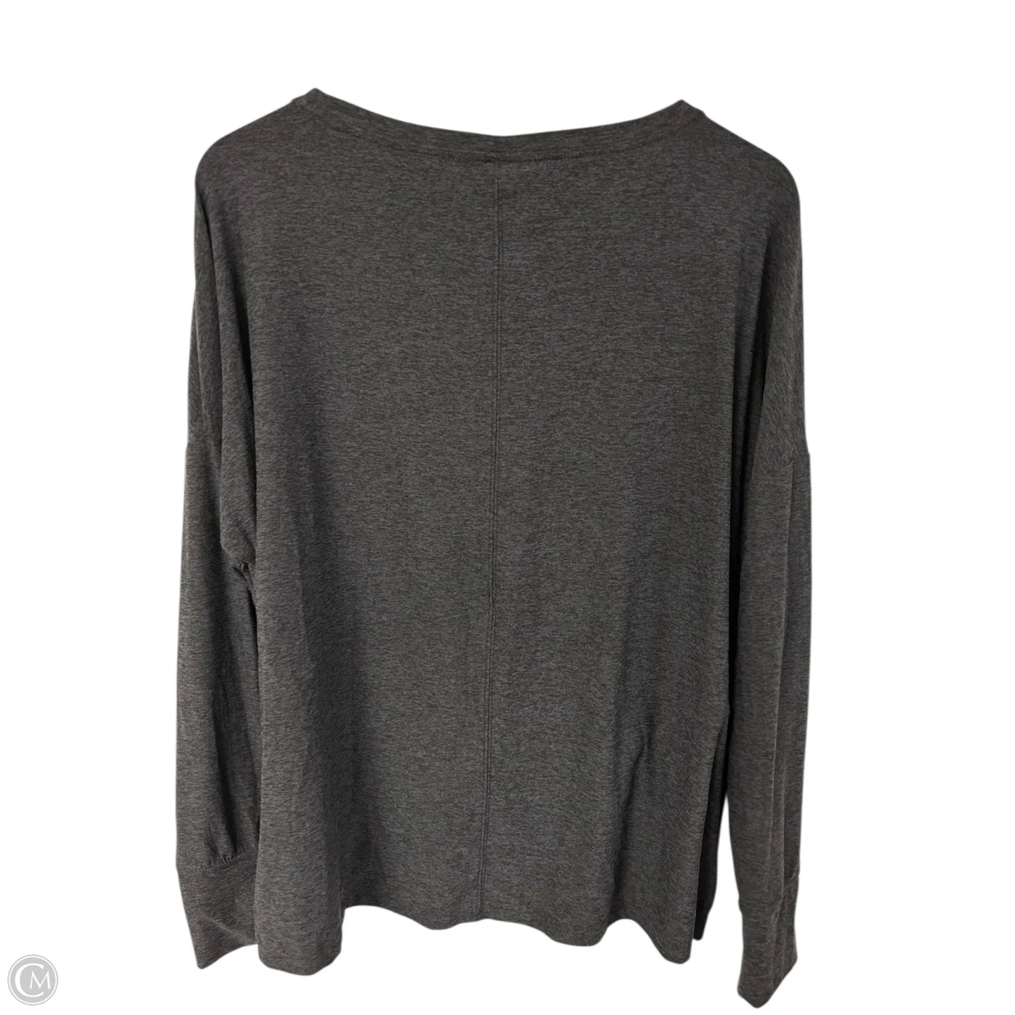 Athletic Top Long Sleeve Crewneck By Calia In Grey, Size: Xl