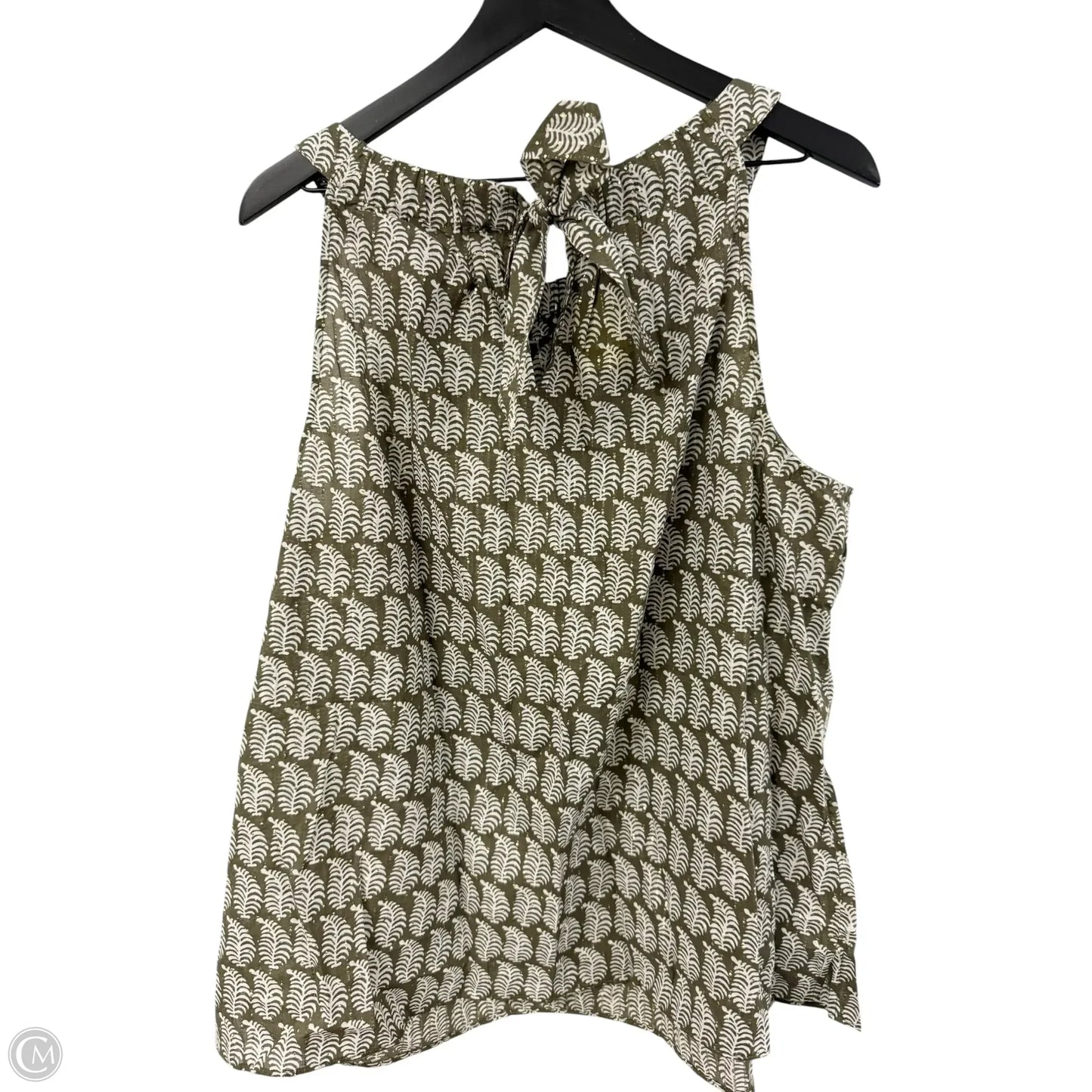 Top Sleeveless By Talbots In Green, Size: 2x