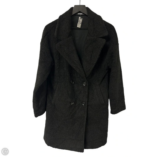Coat Faux Fur & Sherpa By Btfbm In Black, Size: M