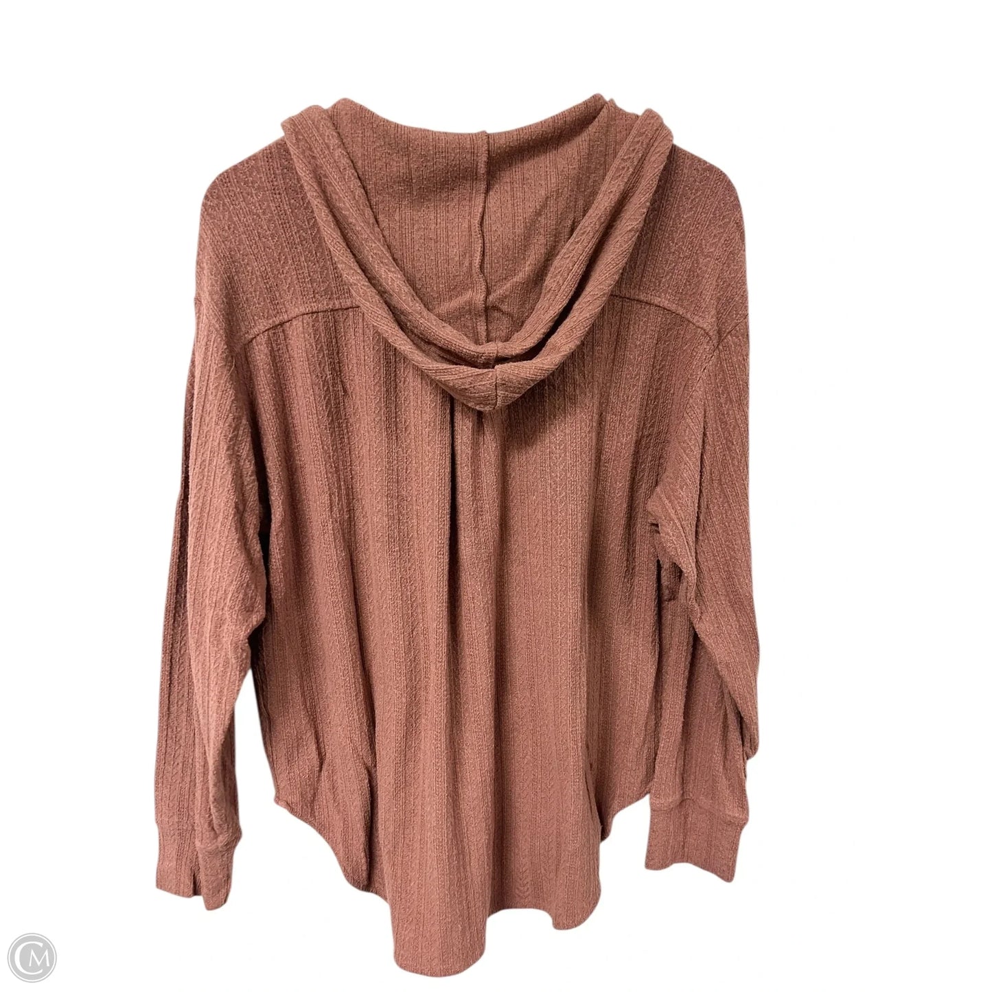 Jacket Shirt By Bke In Brown, Size: L