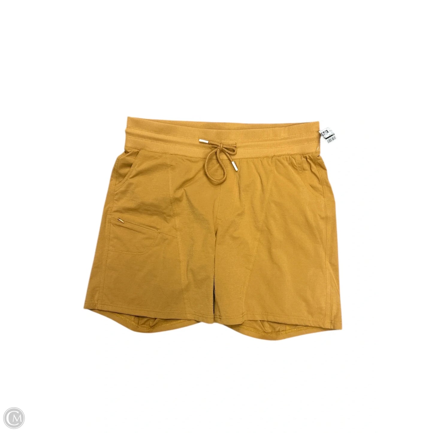 Athletic Shorts By Zyia In Yellow, Size: Xxl