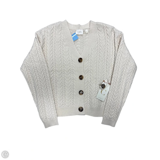 Sweater Cardigan By Cyrus In Cream, Size: S