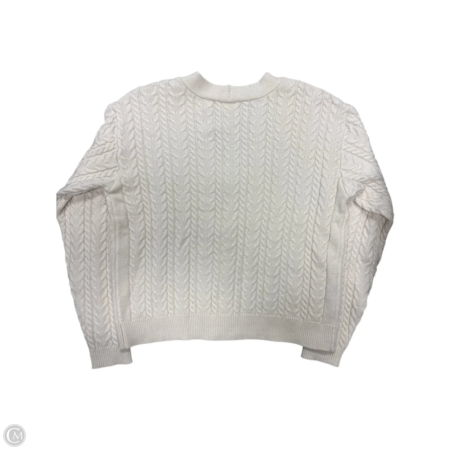 Sweater Cardigan By Cyrus In Cream, Size: S