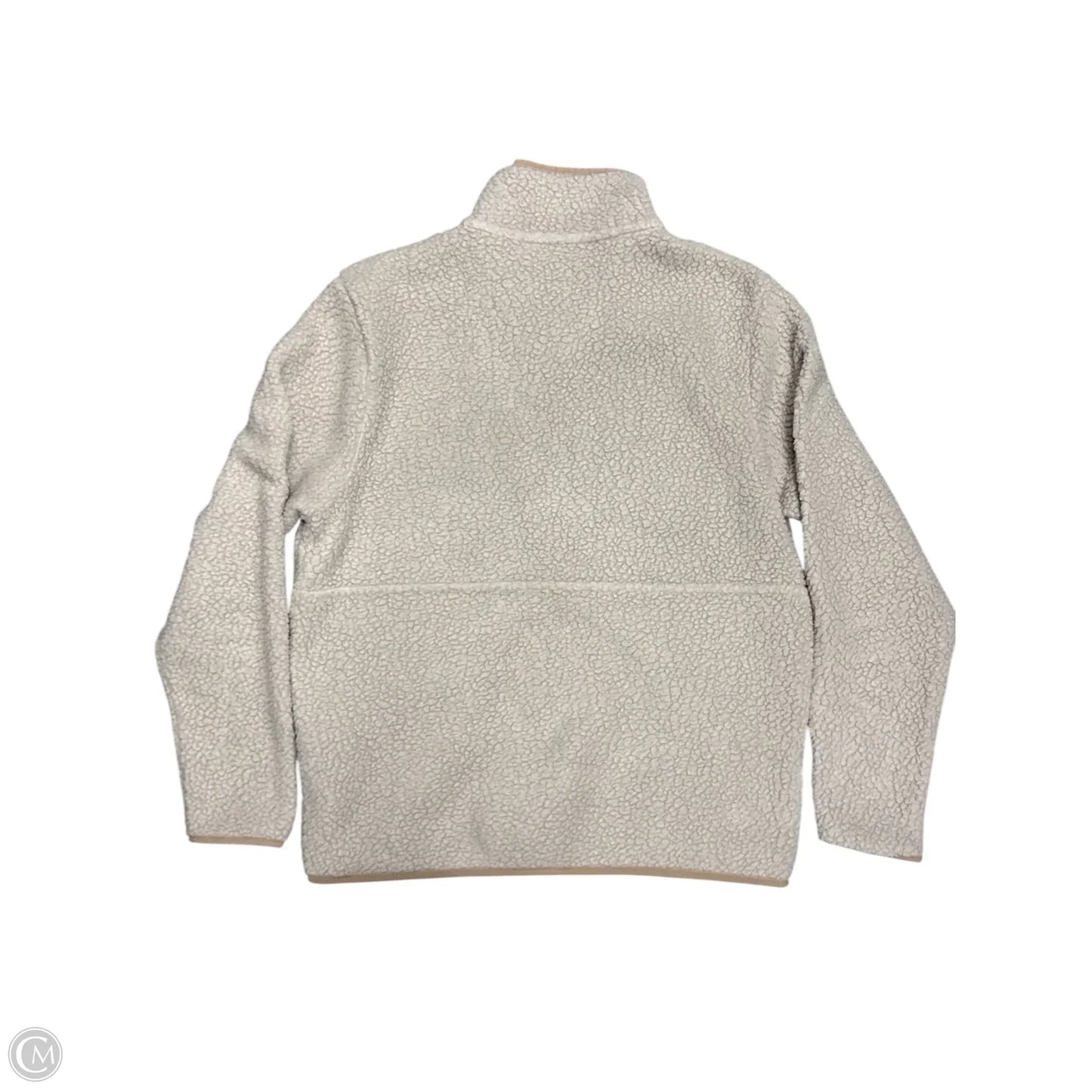 Sweatshirt Collar By Patagonia In Tan, Size: M