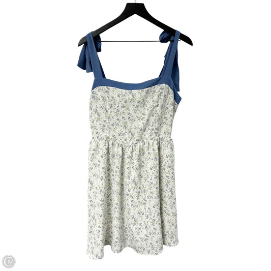 Dress Casual Short By Sienna Sky In Floral Print, Size: Xl