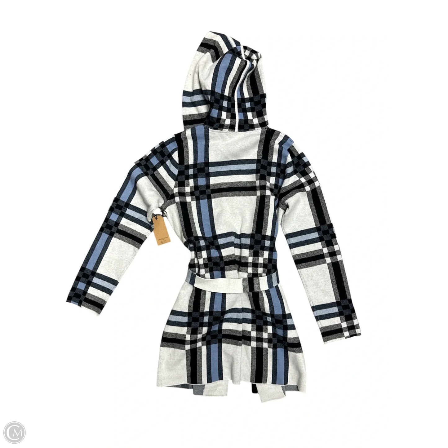 Cardigan By Christian Siriano In Blue & White, Size: M