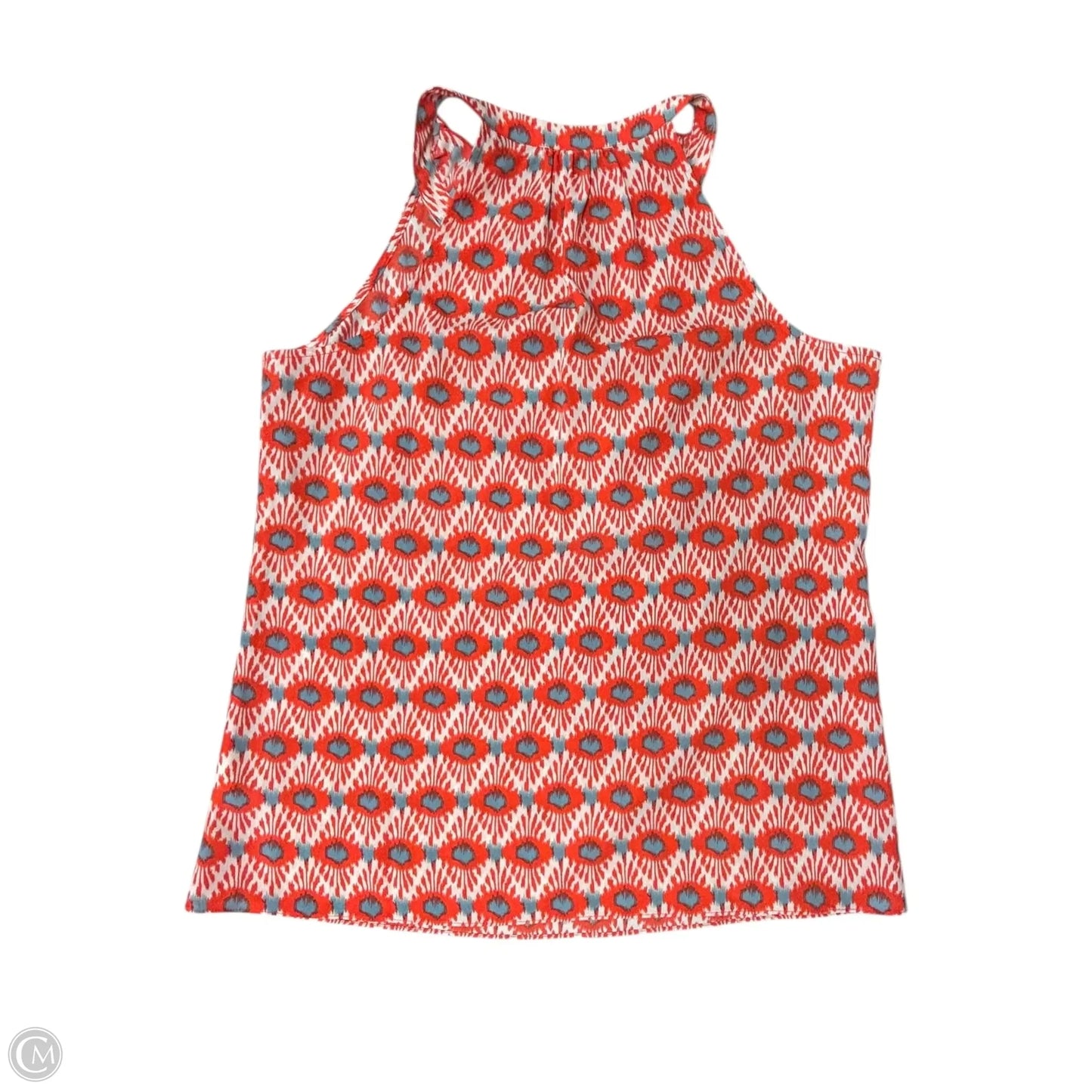 Top Sleeveless By Cabi In Blue & Orange, Size: S