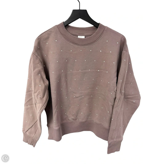 Sweatshirt Crewneck By A New Day In Tan, Size: M