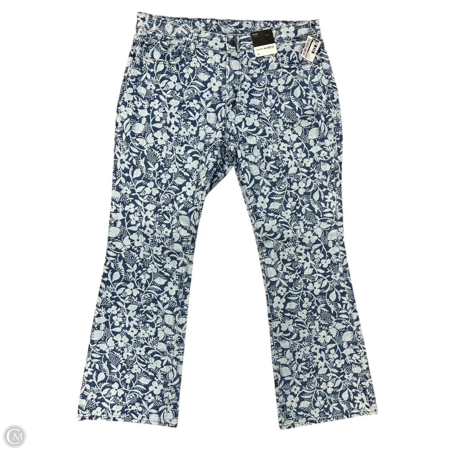 Jeans Boot Cut By Old Navy In Blue Denim, Size: 14