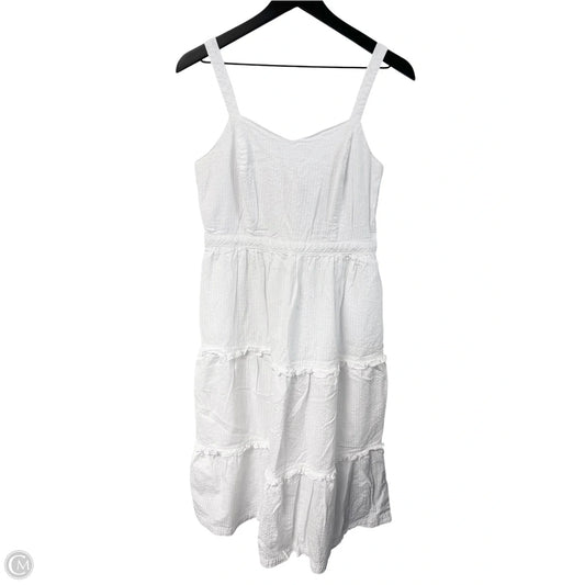 Dress Casual Maxi By Japna In White, Size: L