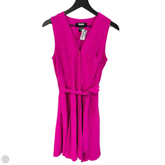 Dress Casual Short By Dkny In Pink, Size: 8