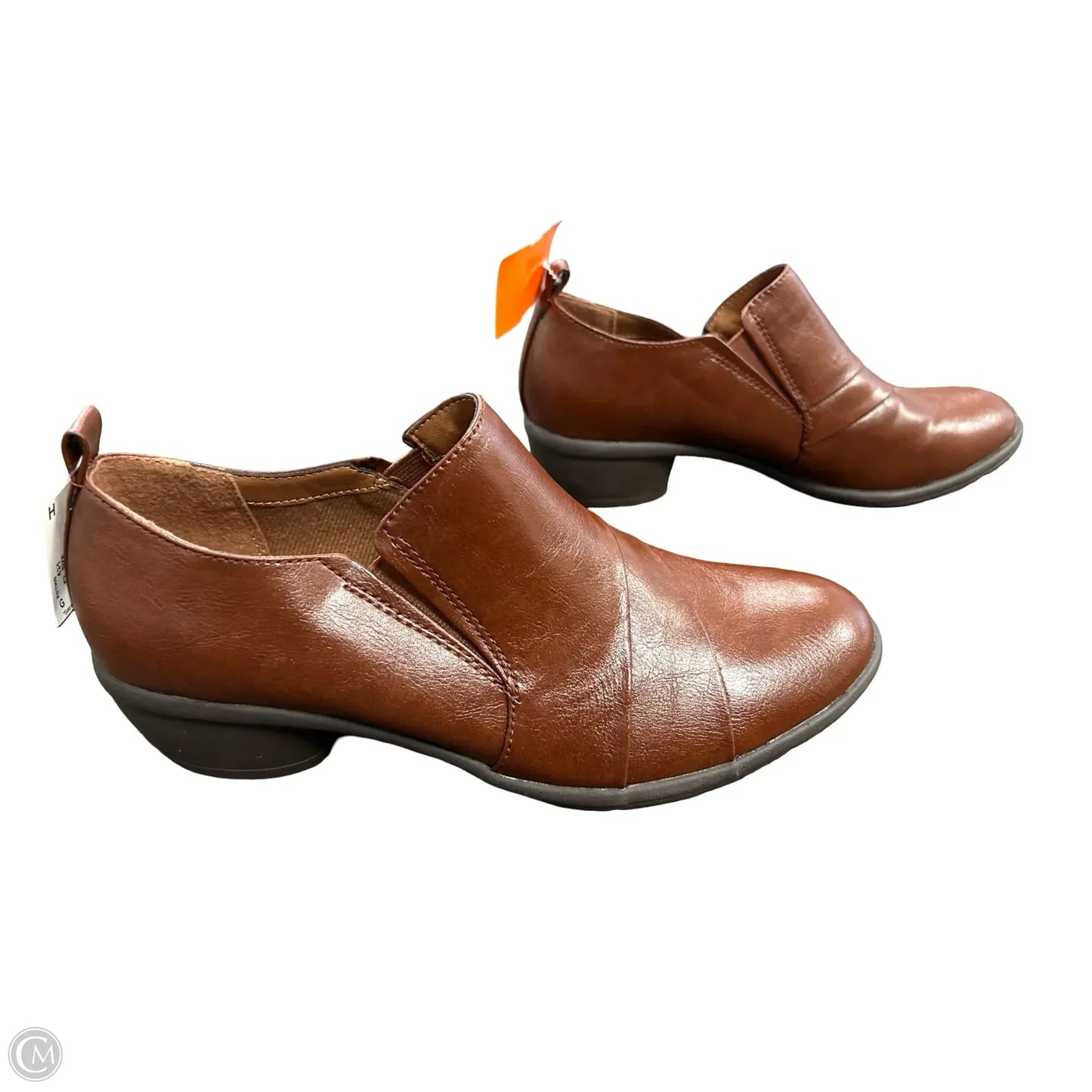 Shoes Heels Block By Sofft In Brown, Size: 8