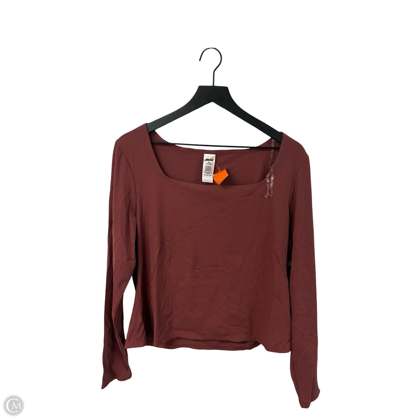 Athletic Top Long Sleeve Crewneck By Avia In Pink, Size: Xl