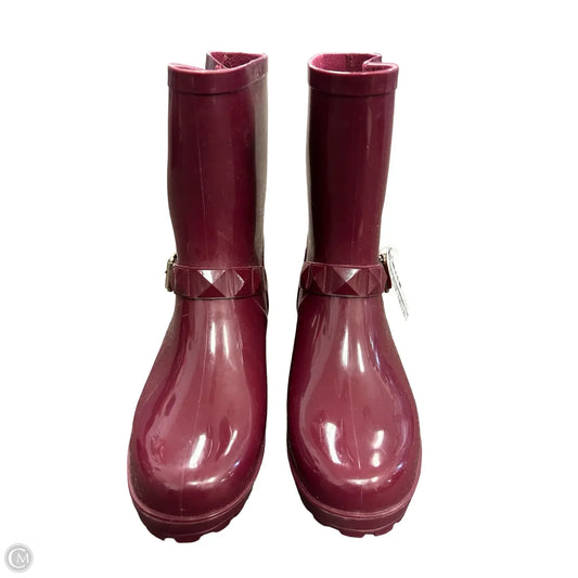 Boots Rain By Aldo In Maroon, Size: 6