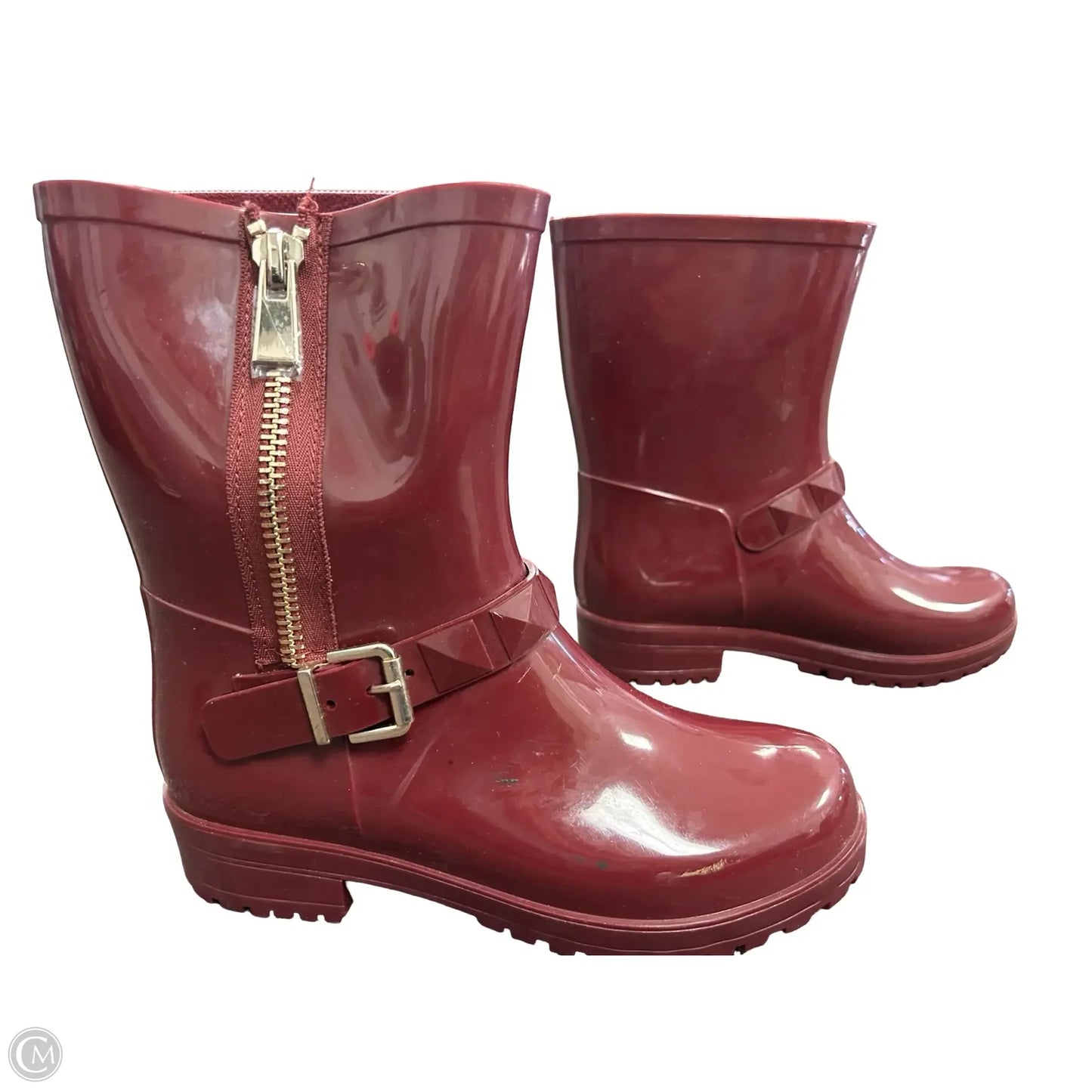 Boots Rain By Aldo In Maroon, Size: 6