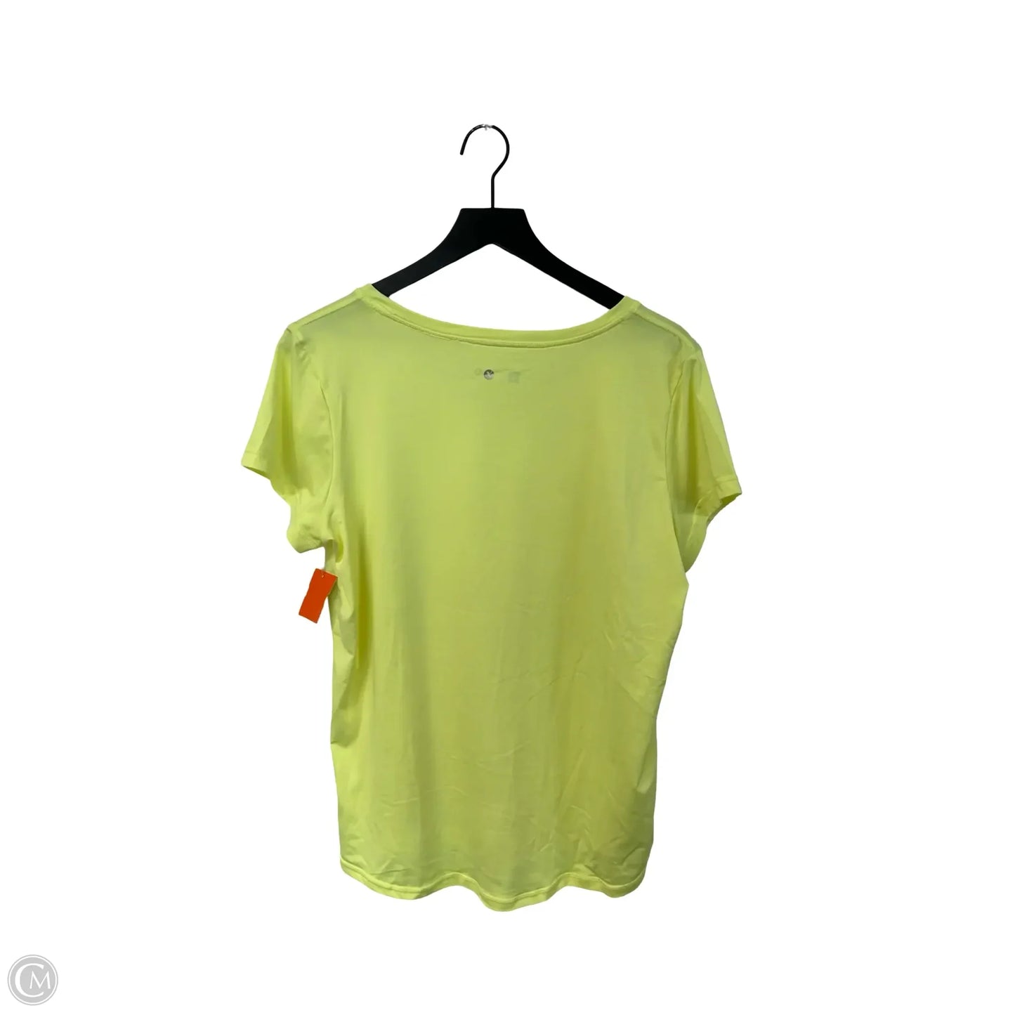 Athletic Top Short Sleeve By Xersion In Yellow, Size: L