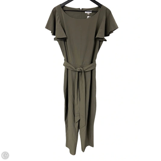 Dress Work By Calvin Klein In Green, Size: 14