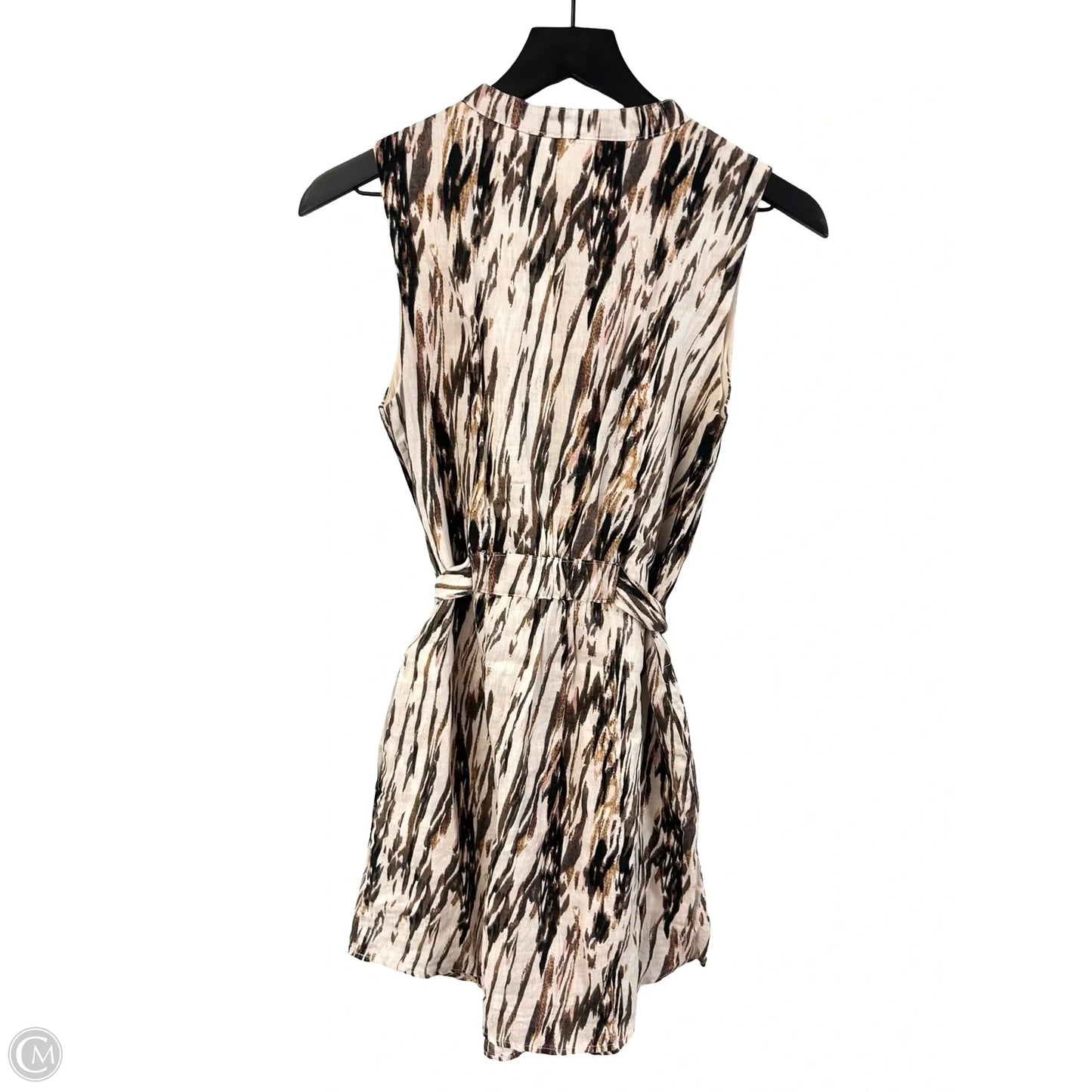 Dress Casual Short By Cynthia Rowley In Tan & White, Size: 2