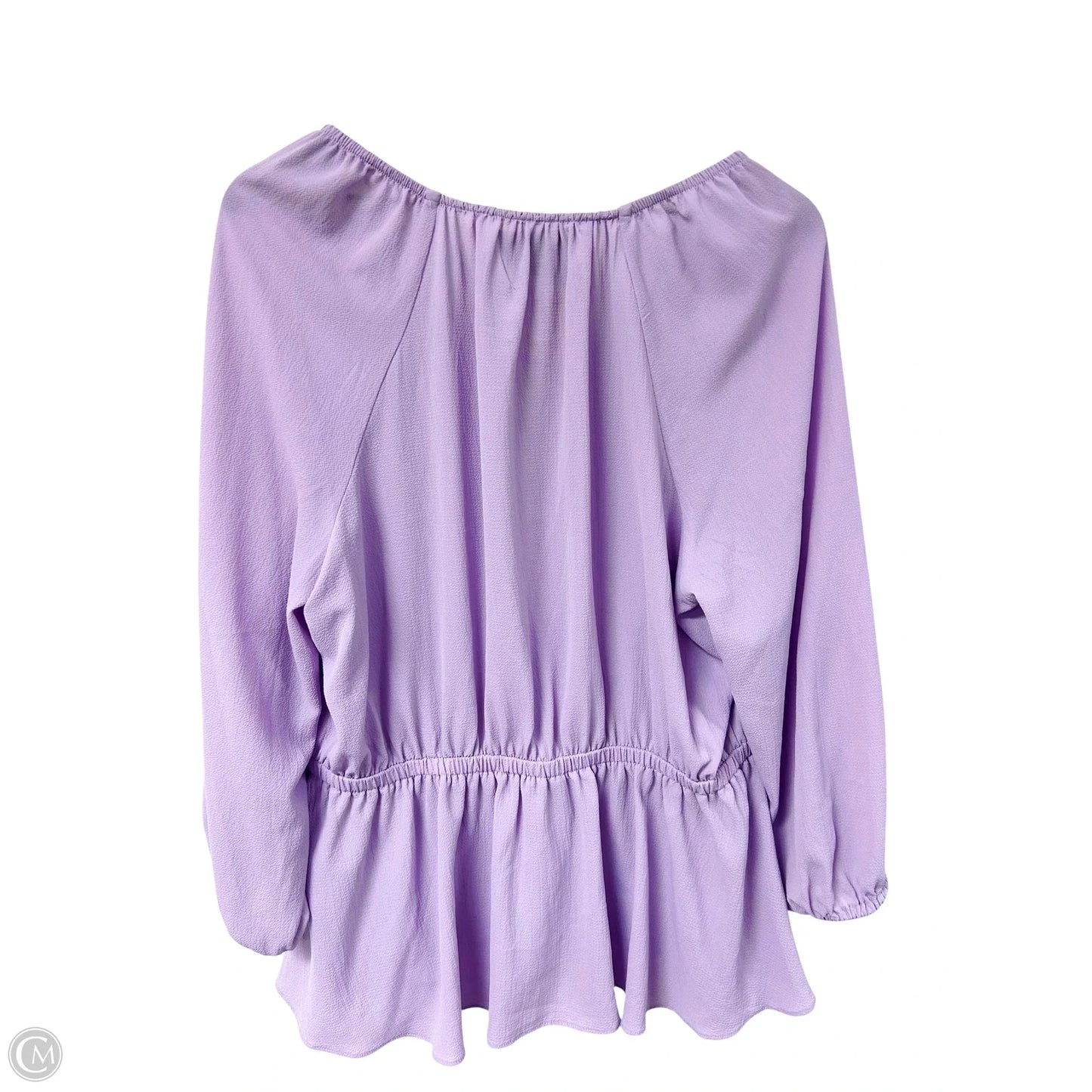 Top Long Sleeve By Lane Bryant In Purple, Size: 1x