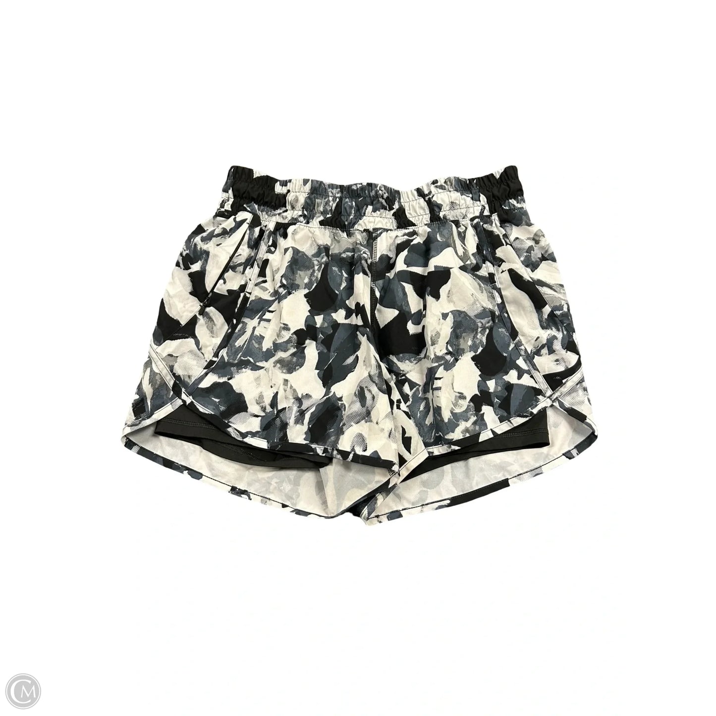 Athletic Shorts By Avia In Black & Grey, Size: L