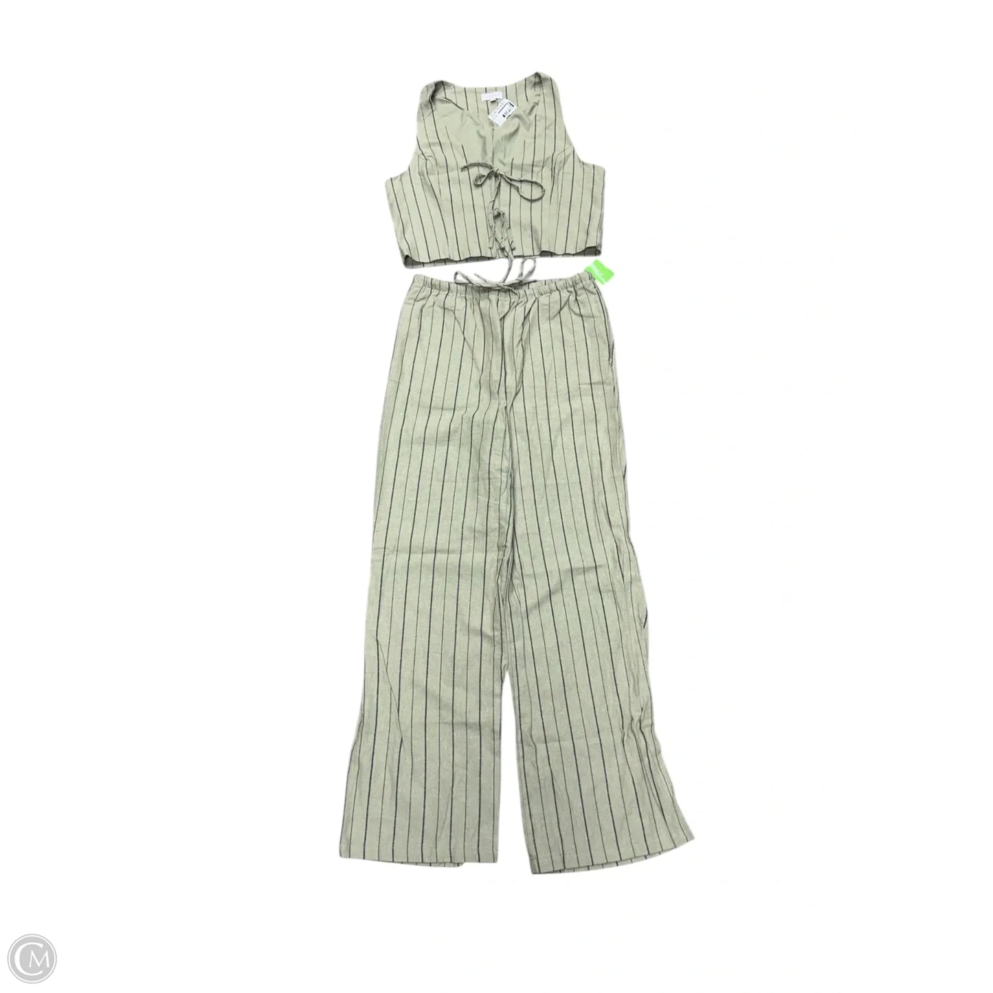 Pants Set 2pc By Love Tree In Green, Size: L