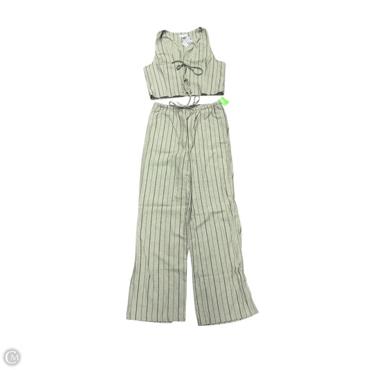 Pants Set 2pc By Love Tree In Green, Size: L
