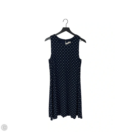 Dress Party Midi By Anne Klein In Blue & White, Size: 12