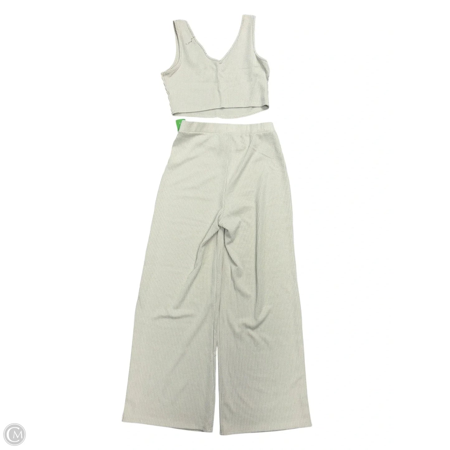 Pants Set 2pc By Clothes Mentor In Cream, Size: L