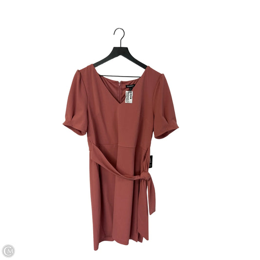 Dress Work By Express In Pink, Size: L
