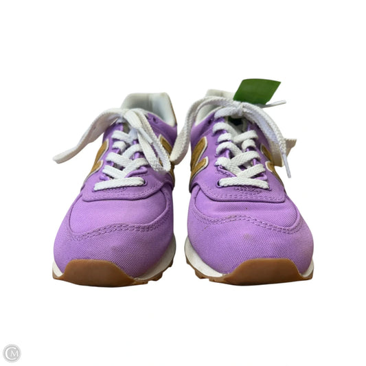 Shoes Sneakers By New Balance In Purple & Tan, Size: 7