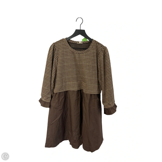 Dress Party Short By Jodifl In Brown & Tan, Size: L