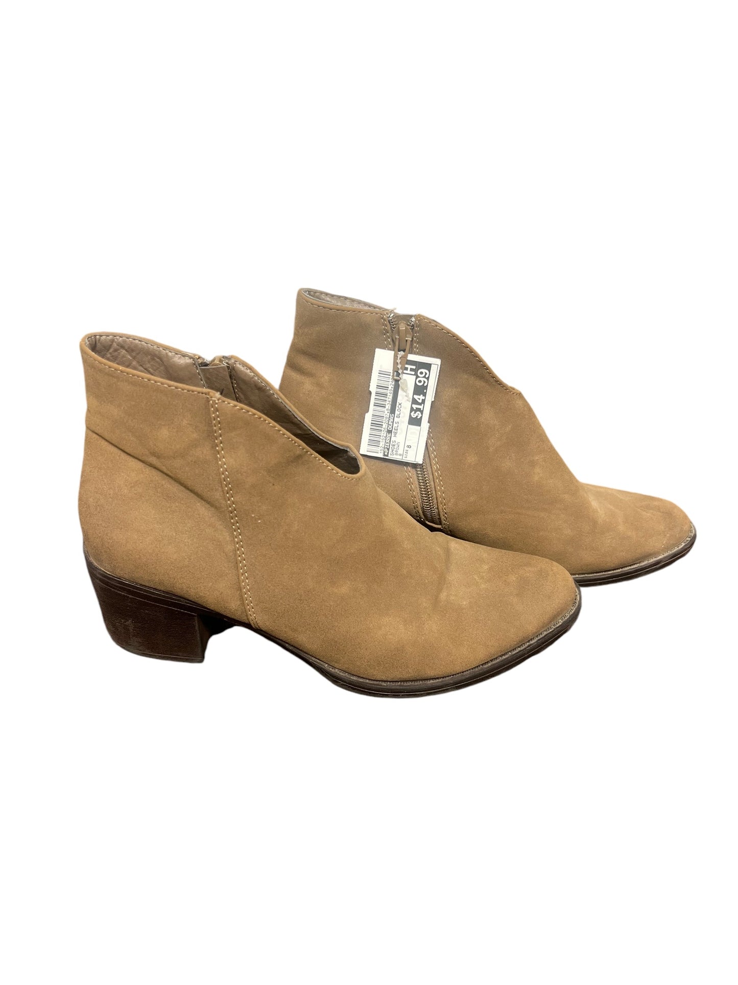 Shoes Heels Block By Pierre Dumas In Brown, Size: 8