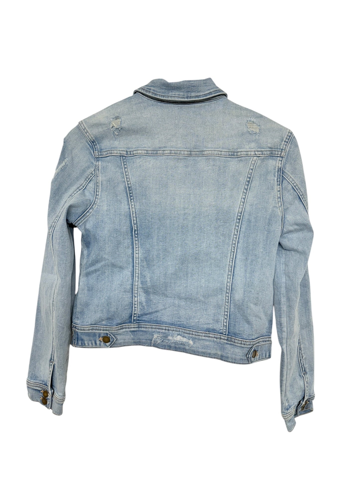 Jacket Denim By Charlie B In Blue Denim, Size: S