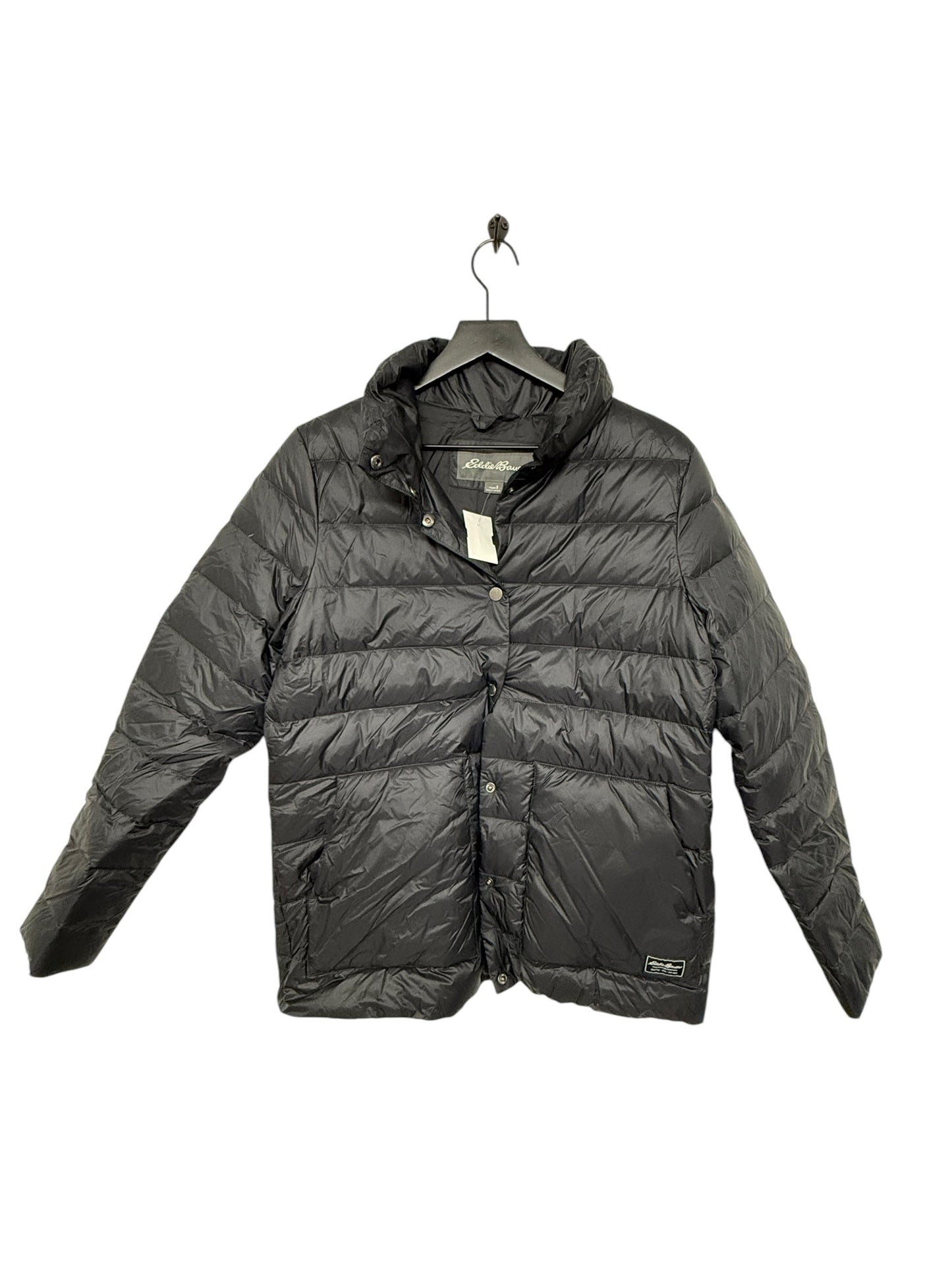 Coat Puffer & Quilted By Eddie Bauer In Black, Size: S