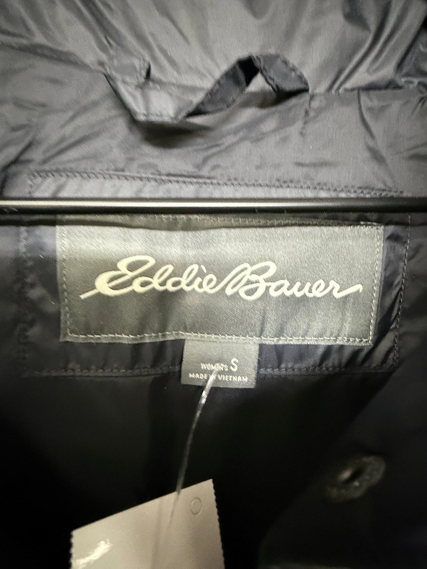 Coat Puffer & Quilted By Eddie Bauer In Black, Size: S