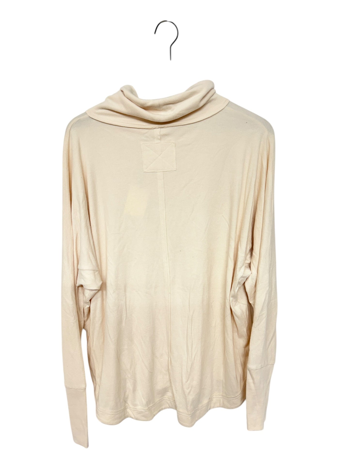 Top Long Sleeve By Cmc In Cream, Size: M