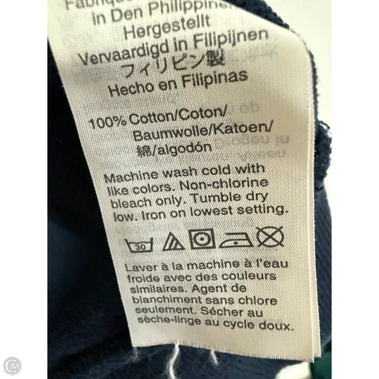 Sweatshirt Crewneck By J. Crew In Blue & Pink, Size: M